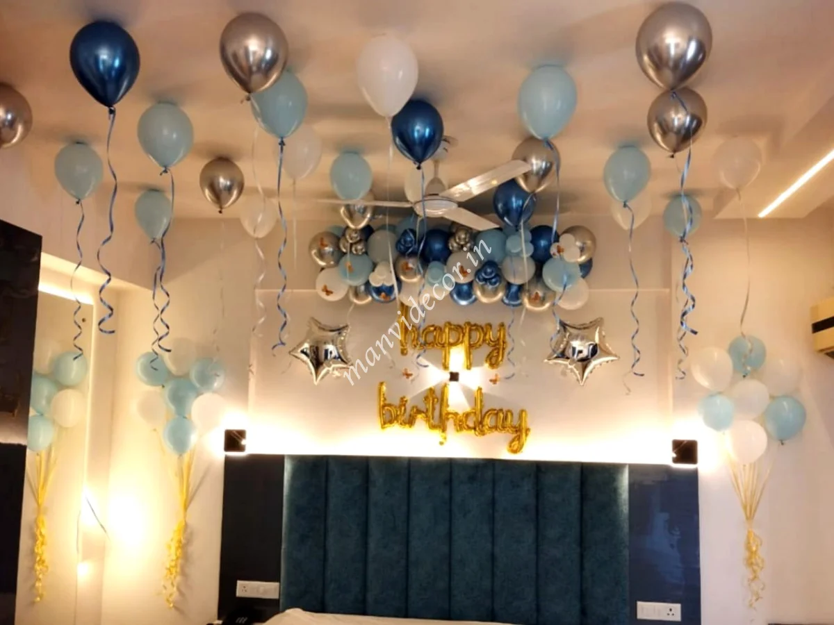 Purple Birthday Surprise Decoration